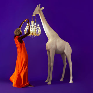 Veluaine Lampadaire Figurine de Cerf Artistique Et Ludique