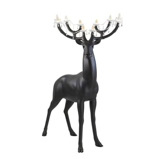 Veluaine Lampadaire Figurine de Cerf Artistique Et Ludique
