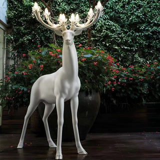 Veluaine Lampadaire Figurine de Cerf Artistique Et Ludique