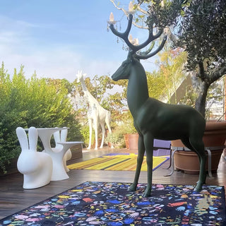 Veluaine Lampadaire Figurine de Cerf Artistique Et Ludique