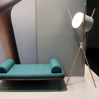 Syloena Lampadaire Contemporaine en Bois