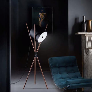 Syloena Lampadaire Contemporaine en Bois