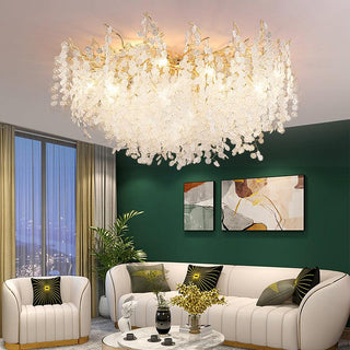 Cascade Lampe Plafonnier en Aluminium de Luxe