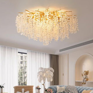 Cascade Lampe Plafonnier en Aluminium de Luxe