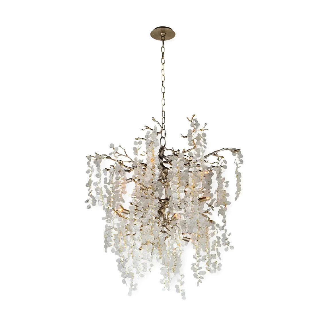 Ravelise Suspension Lampe Goutte de Rosée en Cristal