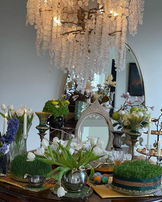 Lustra Suspension Lampe Goutte de Rosée en Cristal