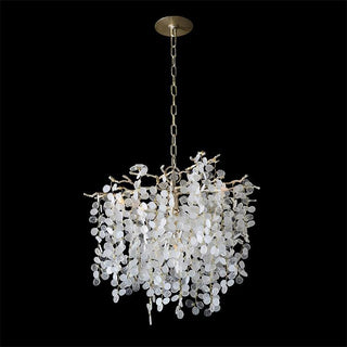 Lustra Suspension Lampe Goutte de Rosée en Cristal