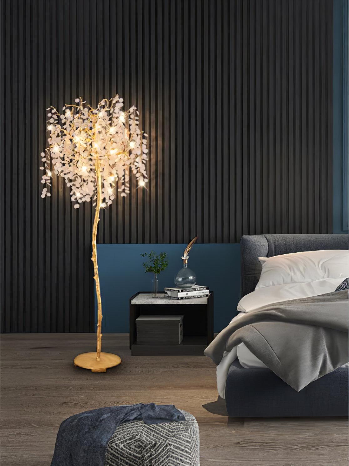 Arsorir Lampadaire en Verre Arbre