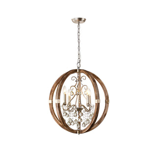 Suspension en bois et métal Oltheyra, élégance premium