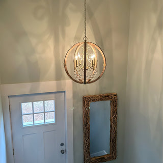 Suspension en bois et métal Oltheyra, élégance premium