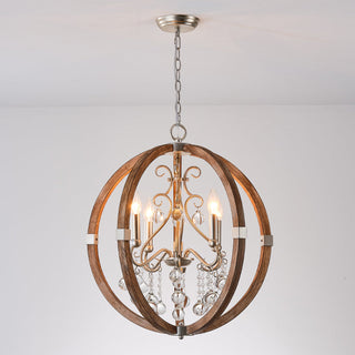 Suspension en bois et métal Oltheyra, élégance premium