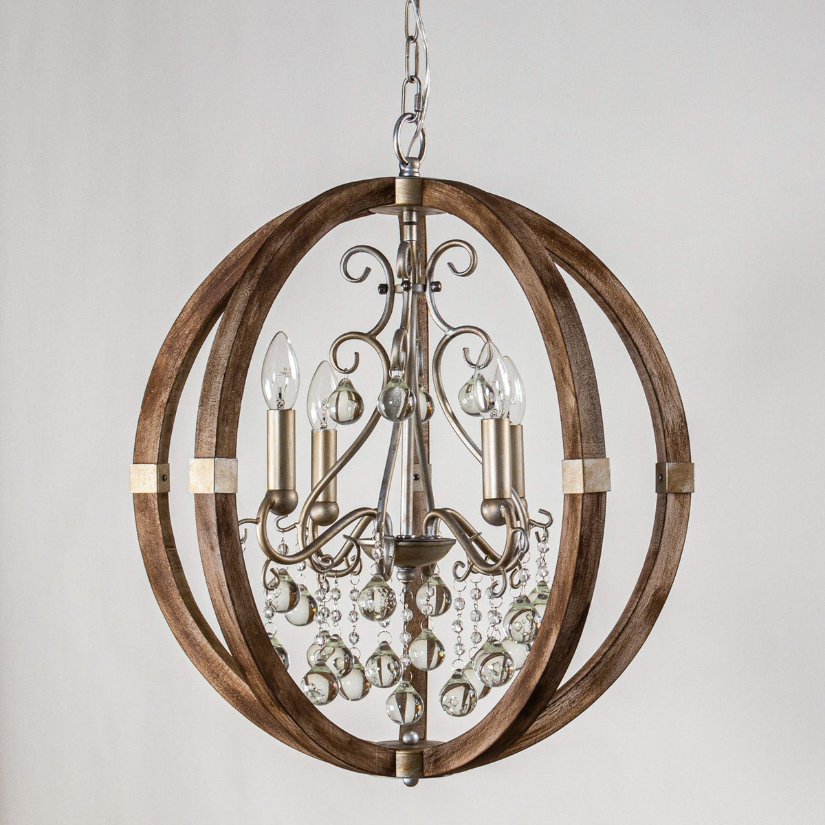 Suspension en bois et métal Oltheyra, élégance premium
