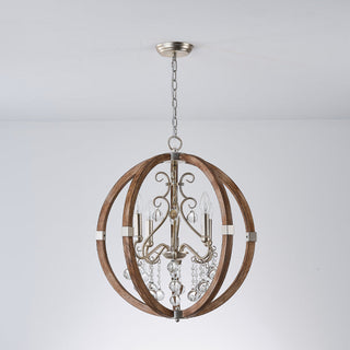 Suspension en bois et métal Oltheyra, élégance premium