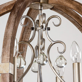 Suspension en bois et métal Oltheyra, élégance premium