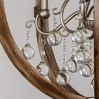 Suspension en bois et métal Oltheyra, élégance premium