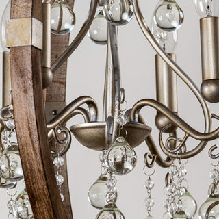 Suspension en bois et métal Oltheyra, élégance premium