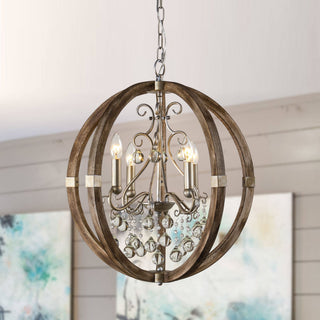 Suspension en bois et métal Oltheyra, élégance premium