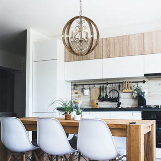 Suspension en bois et métal Oltheyra, élégance premium