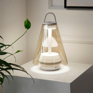 Emarir Scandinavian Glass Table Lamp-Neutral Decor