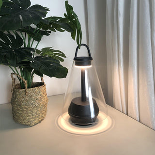 Emarir Scandinavian Glass Table Lamp-Neutral Decor