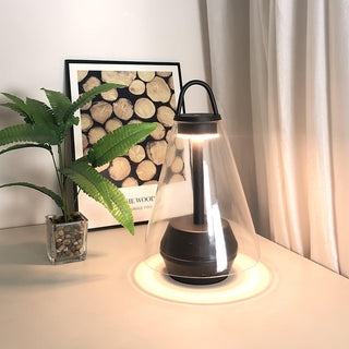 Emarir Scandinavian Glass Table Lamp-Neutral Decor