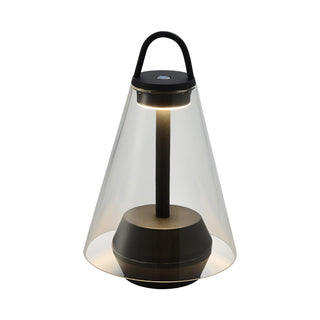 Emarir Scandinavian Glass Table Lamp-Neutral Decor
