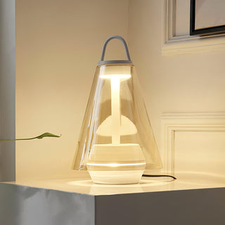 Emarir Scandinavian Glass Table Lamp-Neutral Decor