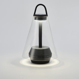 Emarir Scandinavian Glass Table Lamp-Neutral Decor