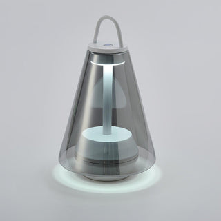 Emarir Scandinavian Glass Table Lamp-Neutral Decor
