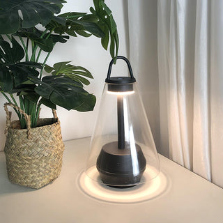 Emarir Scandinavian Glass Table Lamp-Neutral Decor