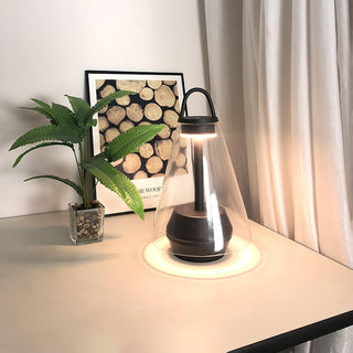 Emarir Scandinavian Glass Table Lamp-Neutral Decor
