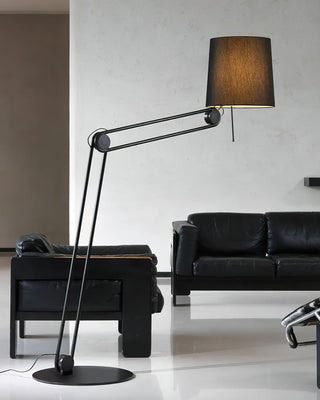Zarina Minimalist Fabric Floor Lamp-Neutral Decor