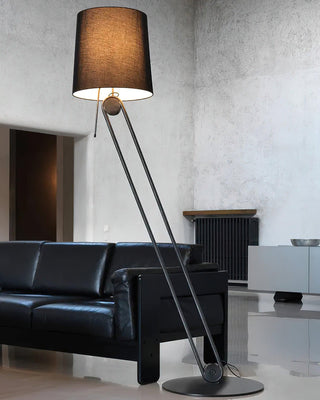 Zarina Minimalist Fabric Floor Lamp-Neutral Decor
