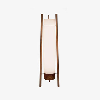 Zezoraril Lampadaire en Bois Noyer Wabi-Sabi