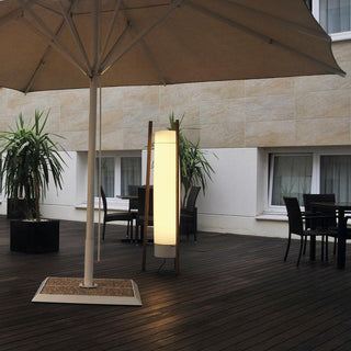 Zezoraril Lampadaire en Bois Noyer Wabi-Sabi