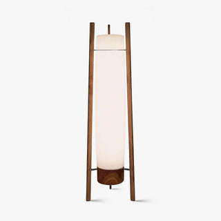 Zezoraril Lampadaire en Bois Noyer Wabi-Sabi