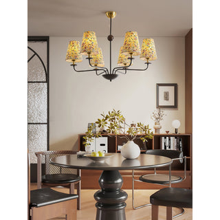Aurmaren Lustre en Tissu Style Industriel Vintage
