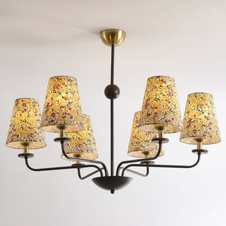 Aurmaren Lustre en Tissu Style Industriel Vintage
