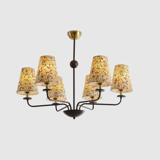 Aurmaren Lustre en Tissu Style Industriel Vintage