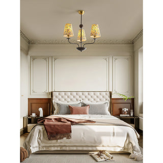 Aurmaren Lustre en Tissu Style Industriel Vintage