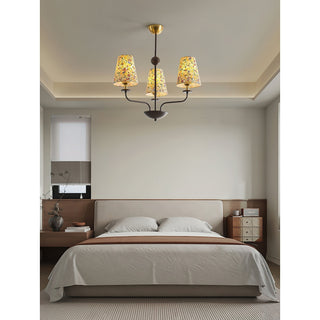 Aurmaren Lustre en Tissu Style Industriel Vintage