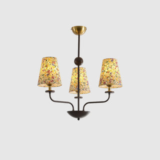 Aurmaren Lustre en Tissu Style Industriel Vintage
