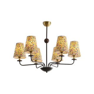 Aurmaren Lustre en Tissu Style Industriel Vintage