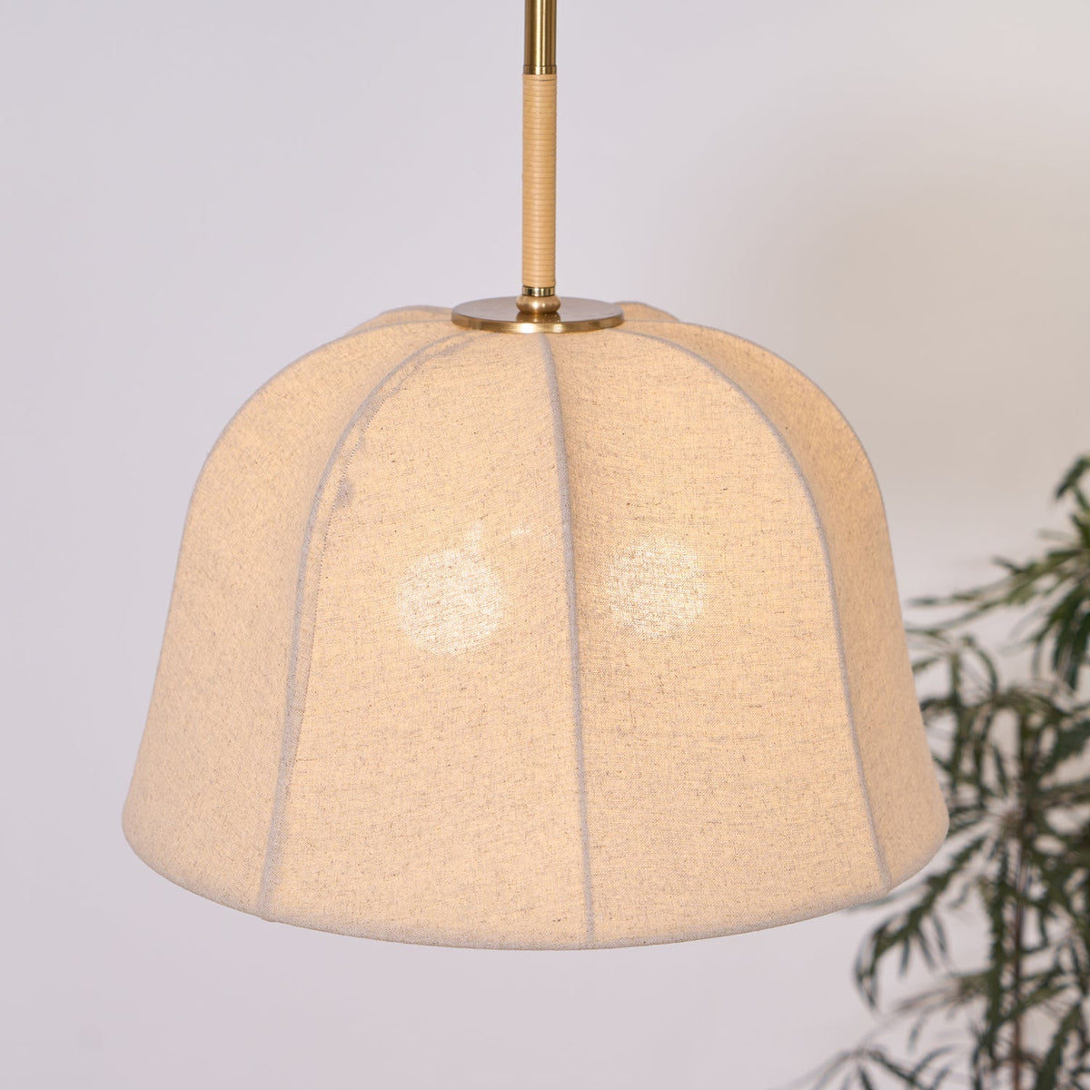 Fiora Lampe Suspendue en Tissu Vintage