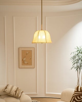 Fiora Lampe Suspendue en Tissu Vintage