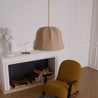 Fiora Lampe Suspendue en Tissu Vintage