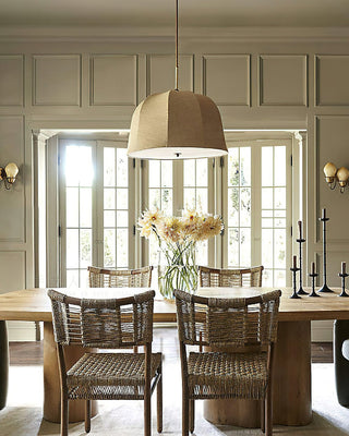 Fiora Lampe Suspendue en Tissu Vintage
