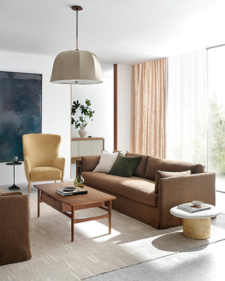 Fiora Lampe Suspendue en Tissu Vintage