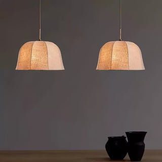 Fiora Lampe Suspendue en Tissu Vintage