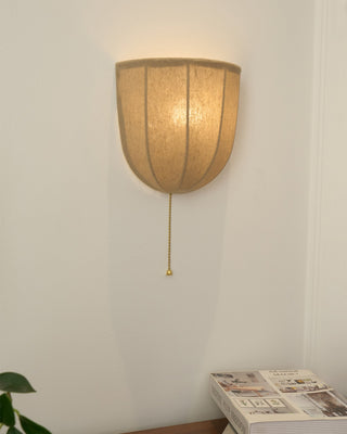 Griswold Applique Murale en Toile de Lin Naturel